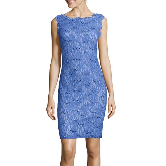 periwinkle sheath dress